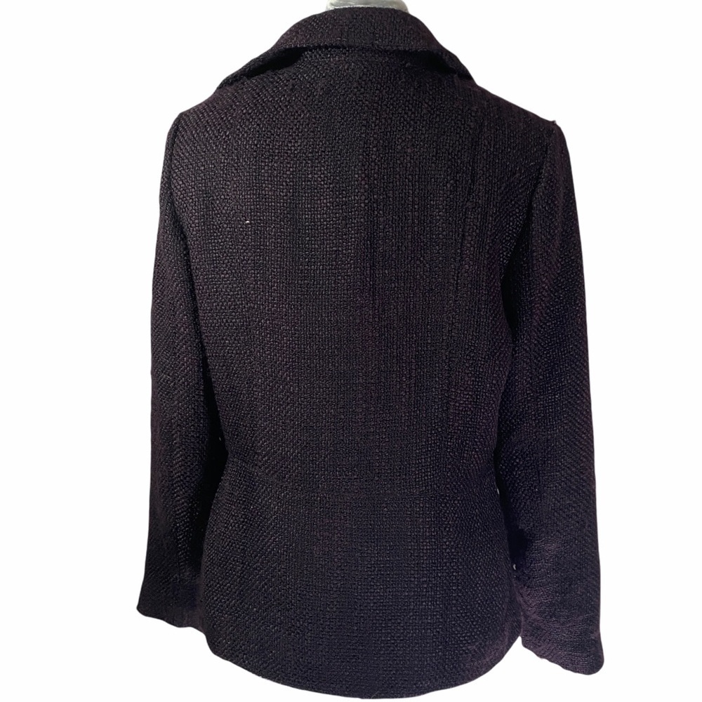 Coldwater Creek women’s blazer jacket in grey / purple size M - Picture 3 of 6